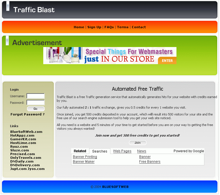 Screenshot of Traffic Blast